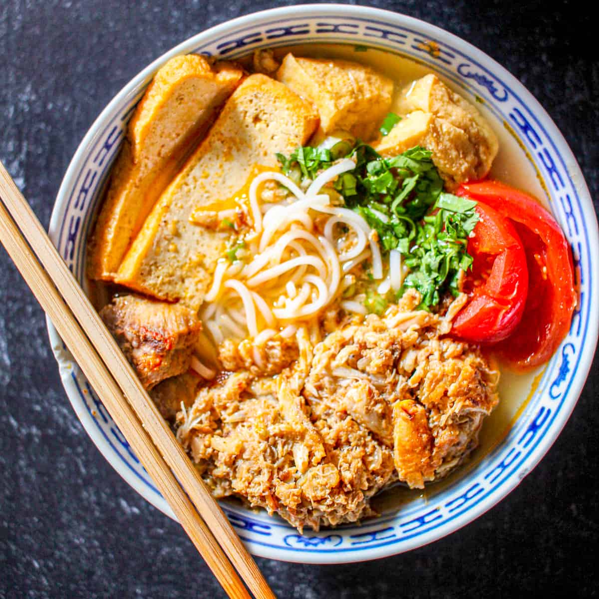 N5. Vietnamese Crab Noodle Soup - Bún Riêu
