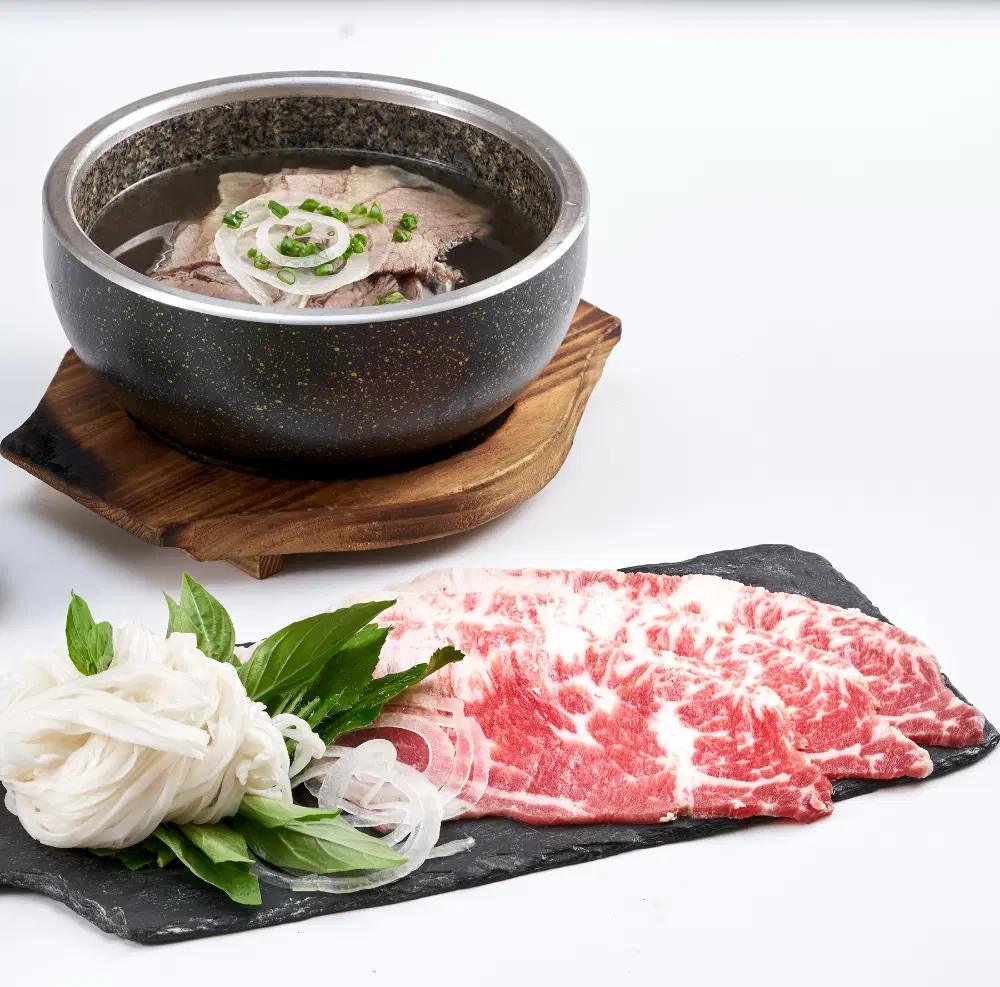 P2. Special Hot Stone Bowl Pho - Phở Bò Thố Đá